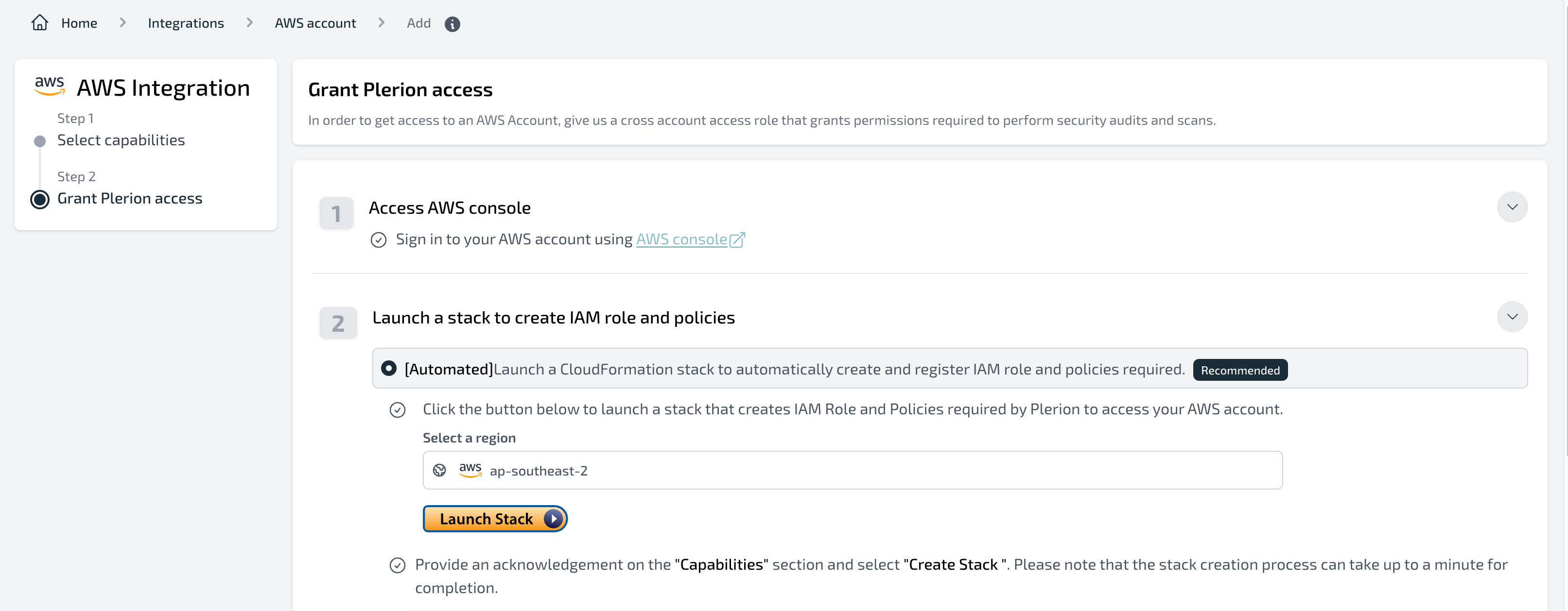 Create Stack
