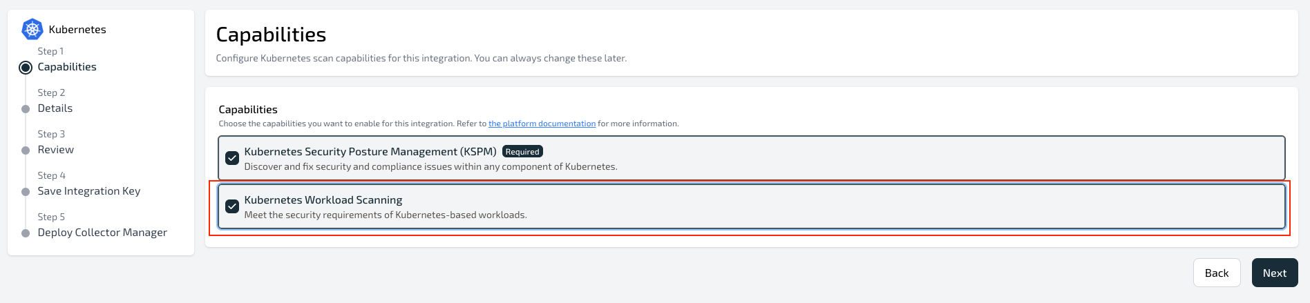 Kubernetes Vulnerability Scanning